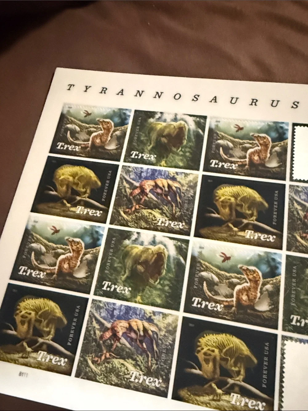 USPS Tyrannosaurus‎ Rex Forever Stamp Sheets Dinosaur Collectible Lot 2019